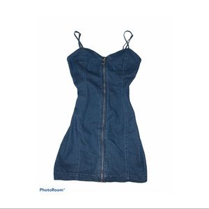Jean mini dress